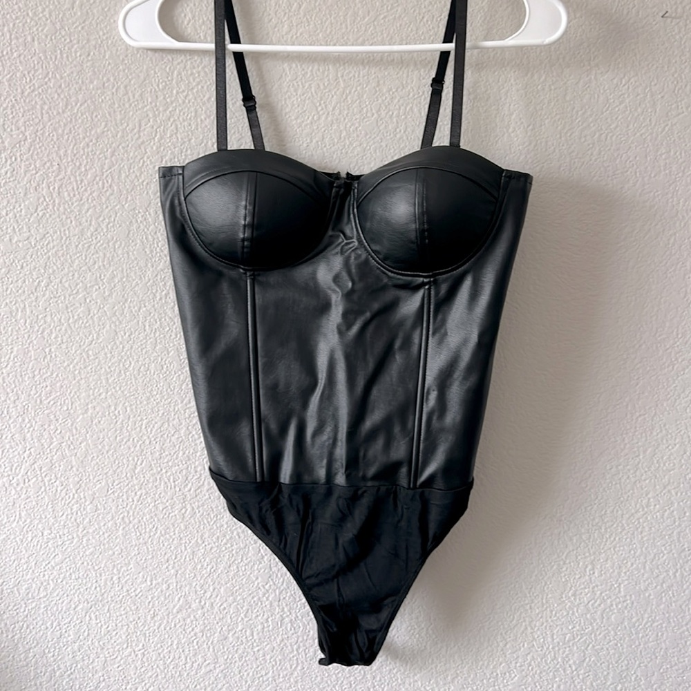 Say What? Black Bodysuit